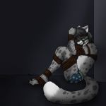  1:1 ankles_tied anthro arms_tied bdsm blindfold bondage bound briefs captured clothing fully_bound kidnapping legs_tied male muzzle_(disambiguation) rope rope_bondage sitting snowy_cheetah solo sushi_just_ask toes_tied underwear wrists_tied 
