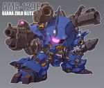  bazooka_(gundam) chibi crossover geara_zulu gun gundam gundam_0080 gundam_unicorn holding holding_gun holding_weapon kampfer_(mobile_suit) mecha mobile_suit no_humans panzerfaust robot sd_gundam shotgun shoulder_spikes spikes susagane thrusters vernier_thrusters weapon 