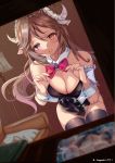  arknights auguste cleavage eyjafjalla_(arknights) tagme 