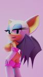  2020 3d_(artwork) 9:16 anthro big_breasts breasts chiropteran digital_media_(artwork) female hi_res looking_at_viewer mammal nipples nude omnivert rouge_the_bat simple_background smile solo sonic_the_hedgehog_(series) video_games 