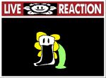 elemental_creature flora_fauna flowey_the_flower gabrielepicdrawings jaw_drop live_reaction_(meme) low_res male meme plant shitpost solo undertale undertale_(series)