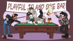  16:9 alcohol banner beer beverage billiard_table pacifier plushie pool_(disambiguation) text transformation trevor-fox widescreen 