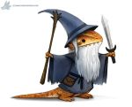  agamid ambiguous_gender beard bearded_dragon clothing costume cryptid-creations facial_hair lizard magic_user melee_weapon reptile scalie solo sword text url weapon 