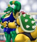  alternate_version_at_source anthro armpit_fetish armpit_sniffing armpit_worship belly bowser bracelet bulge butt clothing crocodile crocodilian crocodylid crown donkey_kong_(series) duo fangs fighting_ring gold_bracelet hi_res humiliation jewelry king king_k._rool koopa kremling male male/male mario_bros muscular musk nintendo overweight overweight_male public_humiliation reptile royalty scalie shell sniffing sniffing_armpit spiked_bracelet spiked_shell spikes spikysketches submissive submissive_male turtle underwear video_games wrestling wrestling_briefs wrestling_clothing 