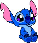  2011 alien blue_body blue_claws blue_fur blue_pawpads claws disney experiment_(lilo_and_stitch) fur lilo_and_stitch low_res male no_sclera pawpads pink_inner_ear princessjenny simple_background sitting smile stitch_(lilo_and_stitch) toe_claws white_background 