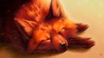  16:9 2020 black_nose canid canine cheek_tuft eyes_closed facial_tuft feral fox inner_ear_fluff kippycube light lighting mammal sleeping solo tuft whiskers widescreen 