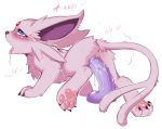  &lt;3 2020 4_toes anus blush bodily_fluids butt claws dialogue dildo drooling eeveelution english_text espeon fangs female female_penetrated feral feral_penetrated forehead_gem forked_tail fur genital_fluids genitals half-closed_eyes hioshiru looking_pleasured masturbation moan narrowed_eyes nintendo pawpads paws penetration pink_pawpads pok&eacute;mon pok&eacute;mon_(species) purple_body purple_eyes purple_fur pussy pussy_juice quadruped rear_view saliva sex_toy simple_background solo sweat teeth text toe_claws toes tongue tongue_out vaginal vaginal_penetration video_games white_background 