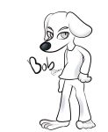  anthro archie05367872 canid canine canis domestic_dog english_text horndog_(comic) isaac_baranoff male mammal solo text 