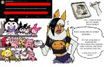 2025 absurd_res animal_crossing anthro bat blarf022 blush coco_(animal_crossing) dialogue drawing_(object) embarrassed english_text female friendship_is_magic fur gilda_(mlp) hasbro hi_res holding_object holding_pencil honduran_white_bat isabelle_(animal_crossing) kuromi leaf-nosed_bat mammal microbat my_little_pony nintendo onegai_my_melody pencil_(object) plushie q&amp;a sanrio shelf sherry_bear_(blarf022) solo_focus text vranda_von_bat_(blarf022) white_body white_fur yangochiropteran