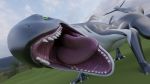  16:9 3d_(artwork) 4k absurd_res ambiguous_gender cetacean dangerous delphinoid digital_media_(artwork) dragon field hi_res hybrid mammal marine miraroo monster mouth_shot oceanic_dolphin open_mouth orca outside plains racf92 solo teeth tongue tongue_out toothed_whale whiteperson widescreen 