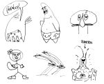 2021 angry anthro armor arthropod asterozoan big_nose bill_fagerbakke bottomwear carolyn_lawrence cephalopod clancy_brown clothing coleoid copepod crab crustacean cyclops decapod derp_eyes droopy_eyes echinoderm eyebrows eyestalks female flower flower_on_head frown headgear helmet hi_res invertebrate malacostracan male mammal marine maxillopod mollusk monochrome mr._krabs mr._lawrence nickelodeon octopodiform octopus pants pants_only patrick_star plankton_(species) plant rodent rodger_bumpass sandy_cheeks sciurid sea_sponge sheldon_j._plankton shirtless shirtless_male simple_background sketch smile spongebob_squarepants spongebob_squarepants_(character) square_body squidward_tentacles starfish stick_figure tail tom_kenny traditional_media_(artwork) tree_squirrel unibrow white_background