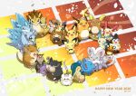  2020 :3 :d :o ;d =_= absurdres alolan_raichu alolan_raticate alolan_rattata alolan_sandshrew alolan_sandslash animal_focus bidoof blue_eyes buck_teeth chinese_zodiac cinccino claws closed_eyes closed_mouth commentary_request cyndaquil dedenne dot_nose emolga english_text hand_on_another&#039;s_head happy_new_year heart highres holding holding_own_tail looking_up marill minccino minun morpeko morpeko_(full) nasan nengajou new_year no_humans one_eye_closed open_mouth patrat pichu pikachu plus_sign plusle pokemon pokemon_(creature) pokemon_focus pokemon_on_back raichu raticate rattata red_eyes sandshrew sandslash sitting smile standing tail teeth togedemaru twitter_username waving year_of_the_rat 
