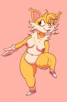  anthro canid canine clothing cute_face female footwear footwear_only fox genitals gloves handwear katsoda mammal miles_prower mostly_nude nude pussy shoes shoes_only slightly_chubby smile solo solo_focus sonic_the_hedgehog_(series) thick_thighs 