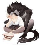  book clothed clothing cuddling duo hi_res human humanoid male male/male mammal monster reading romantic_ambiance romantic_couple somanyfangs strigoi vampire 