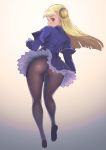  ass cameltoe capcom_fighting_jam dress ingrid_(street_fighter) johan_(johan13) pantsu pantyhose skirt_lift street_fighter 