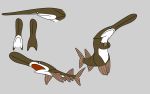  16:10 ambiguous_gender american_paddlefish big_mouth_(anatomy) feral fin fish hi_res marine paddlefish primitive_fish seabreeze629 semi-anthro widescreen 