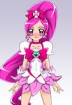  blush cobato cure_blossom cute hanasaki_tsubomi heartcatch_precure! heartcatch_pretty_cure! magical_girl pink_eyes pink_hair precure pretty_cure smile 