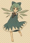  bad_id bad_pixiv_id barefoot child cirno solo tochi@nemuritai touhou wings 