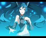  aqua_eyes aqua_hair bad_id bad_pixiv_id bangs banned_artist barcode detached_sleeves duplicate error fingernails hatsune_miku headset letterboxed long_fingernails long_hair midriff navel necktie no_panties open_mouth polydactyly smile solo thighhighs twintails vest viola_(seed) vocaloid 