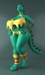 3:5 3d_(artwork) alune(argos90) anthro argos90 big_breasts blender_(software) blender_cycles breasts curvy_figure digital_media_(artwork) dinosaur female hi_res hourglass_figure reptile sauropod scalie solo thick_thighs