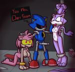 2024 all_fours amy_rose anthro anthro_on_anthro arms_together ball_gag balls black_nose black_sclera blaze_the_cat blue_balls blue_body bound brainwashing breasts cute_fangs dialogue domestic_cat dominant dominant_anthro dominant_male english_text erection eulipotyphlan felid feline felis female forced forehead_gem fur gag gem genitals glans grey_body grey_glans grey_penis group hair hands_tied head_grab hedgehog hi_res humanoid_genitalia humanoid_penis legs_tied legs_together machine male male/female mammal medium_breasts metal_sonic motion_lines nipples open_mouth penis pink_hair pink_nipples pupils purple_body purple_fur red_body red_eyes restrained robot sega shaking short_tail small_breasts smile sonic_the_hedgehog_(series) speech_bubble standing submissive submissive_anthro submissive_female tail tan_body tan_fur tan_inner_ear text tied_to_pole tongue tongue_out trembling trio ultilix white_body white_fur yellow_eyes yellow_sclera