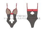  clothing_cutout flat_color grey_leotard kanzarin leotard multiple_views navel_cutout nijisanji no_humans nui_sociere nui_sociere_(1st_costume) object_focus official_art reference_sheet simple_background watermark white_background 