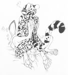 anal anal_penetration anthro backsack balls bodily_fluids clouded_leopard cum cum_from_ass cum_in_ass cum_inside dipstick_ears duo ear_markings ears_back felid from_front_position genital_fluids genitals heart_symbol hidden_face ink lagomorph leaking_cum lying male male/male male/malepenetration mammal missionary_position monochrome multicolored_ears obscured_anal obscured_penetration obscured_sex on_back pantherine pawpads penetration penis penis_on_chest pivoted_ears rear_view scut_tail sex short_tail sketch tail traditional_media_(artwork)