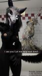 3d_(artwork) 9:16 absurd_res anthro avian bathing bird digital_media_(artwork) duo female genitals hi_res long_tongue male nude owl penis scoota scp-1471-a scp_foundation selfie showering tapering_penis text tongue tongue_out url vulva water