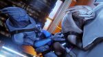 16:9 alien bioware celius_acillion duo electronic_arts erection genitals harness hi_res imminent_sex kneeling lying male male/male mass_effect nude on_front penis pillow ralic_turman turian widescreen