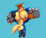  activision anthro balls bandicoot big_balls big_muscles big_nipples big_penis crash_bandicoot_(series) crunch_bandicoot genitals huge_muscles huge_penis hyper hyper_genitalia hyper_muscles hyper_pecs hyper_penis male mammal marsupial muscular nipples penis solo video_games yaboivanillo 