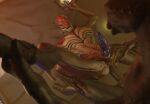 alien anal anal_penetration animal_genitalia ass_up bioware claws duo electronic_arts erection feet foot_grab from_front_position genital_slit genitals halo_(series) hi_res high-angle_view leg_grab male male/male mass_effect microsoft myackao penetration penile penile_penetration penis sangheili thigh_grab turian xbox_game_studios xerathis