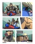 2025 age_difference anal anal_penetration anthro anthro_on_anthro anthro_penetrated anthro_penetrating anthro_penetrating_anthro anus areola avian backsack balls beak belly big_balls big_butt bird bloodhound blue_jay border bottomless bottomless_anthro bottomless_male butt canid canine canis chair claws clothed clothing collared_shirt comic corvid desk discarded_clothing domestic_dog dress_shirt duo emanata english_text erection eyebrows eyes_closed ezekiel_turner feathers feet footwear from_front_position fur furniture genitals glans hair hi_res humanoid_genitalia humanoid_penis hunting_dog inside jay_(bird) knee_highs knee_socks leg_grab legs_up legwear long_sleeves looking_pleasured lying male male/male male_penetrated male_penetrating male_penetrating_male mammal mature_anthro mature_male motion_lines multiple_scenes musclegut muscular muscular_anthro muscular_male narrowed_eyes navel new_world_jay nipples older_dom_younger_sub on_back on_desk onomatopoeia open_clothing open_mouth open_shirt open_smile open_topwear oscine passerine pecs penetration penile penile_penetration penis penis_in_ass rodney_(snoopjay2) scent_hound sex shadow shirt shoes smile snoopjay2 socks sound_effects spread_legs spreading standing student table talons teacher teacher_and_student teeth text text_box thrusting toeless_footwear toeless_shoes toes tongue topwear tuft uneven_balls white_border younger_penetrated