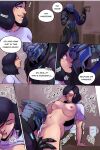 alien bioware breasts celius_acillion comic cunnilingus duo electronic_arts english_text female genitals hi_res human licking licking_lips male male/female mammal mass_effect nipples open_mouth oral sex size_difference skerzzz text tongue tongue_out turian vaginal vulva