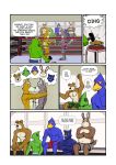 amphibian annoyed anthro avian bill_grey bird black_body black_fur bleachers blue_body bodily_fluids boxers_(clothing) canid canine canis chameleon clothed clothing cougar domestic_dog duo falco_lombardi falcon falconid felid feline fighting_ring fox fox_mccloud frog fur galliform green_body grey_body grey_fur group hare hi_res humor hunter-husky kissing lagomorph leon_powalski leporid lizard male male/male mammal multicolored_body nintendo nipples orange_body orange_fur panther_caroso pantherine peppy_hare phasianid reptile scalie slippy_toad smile smug star_fox suggestive sweat sweatdrop toad_(frog) topless topless_anthro topless_male two_tone_body underwear wolf wolf_o&#039;donnell wrestling