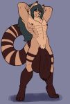abs animal_humanoid anthro balls bear213 biceps brown_body brown_fur canid canid_humanoid canine canine_humanoid digital_media_(artwork) foreskin fur genitals hair hi_res humanoid humanoid_genitalia humanoid_penis kogoriami_cararthia looking_at_viewer male mammal mammal_humanoid muscular muscular_anthro muscular_male nipples nude open_mouth pecs penis raccoon_dog simple_background smile solo tail tanuki tanuki_humanoid teeth