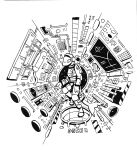 ambiguous_gender anthro control_panel detailed_background fish hi_res ink inside interior_background looking_at_viewer marine phano pipe post-it_note screen shark solo solo_focus space spacecraft spacesuit star tube vehicle window wire zero_gravity