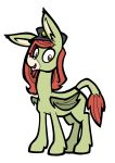  alpha_channel asinus bat_pony bat_wings clothing donkey equid equine facial_hair feral goatee hair hat headgear headwear hi_res horse hybrid long_hair male mammal membrane_(anatomy) membranous_wings mule my_little_pony pegamule solo toonbat wings 