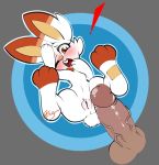  ! angelface big_penis blush clitoris female flat_chested genitals hi_res huge_penis interspecies lying male male/female nintendo on_back one_eye_closed penis pok&eacute;mon pok&eacute;mon_(species) pok&eacute;philia pussy scorbunny spread_legs spreading vein veiny_penis video_games 