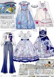  animal_print bird bird_print blue_dress blue_pants cape character_print chinese_commentary chinese_text clothes_only commentary_request crane_(animal) dress eye_of_horus eye_print frilled_dress frills fringe_trim high-waist_pants highres jewelry liu_dalizi_-_ai_huan_qunzi lolita_fashion long_sleeves necklace no_humans original pants pleated_dress puffy_long_sleeves puffy_short_sleeves puffy_sleeves reference_inset shirt short_sleeves simple_background sleeveless sleeveless_dress translation_request two-tone_dress watermark weibo_watermark white_background white_cape white_dress white_shirt 