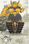absurd_res admiring anthro bar_emanata big_breasts big_butt biped breasts butt button_prompt clothed clothed_humanoid clothing decapitation dialogue doretta_(deep_rock_galactic) drill drill_arm dwarf emanata exhaust exhaust_pipe explosion eyewear facial_hair female front_view fully_clothed fully_clothed_humanoid gameplay_mechanics gesture glasses goatboydraws grey_body group gun hands_on_hips headlight hi_res humanoid latex looking_at_viewer machine monocle motion_lines multiple_images musical_note musical_symbol mustache open_mouth ranged_weapon rear_view robot robot_anthro shadow simple_background size_difference smoke symbol treads underlined_text vent waving waving_at_viewer weapon white_background wiring yellow_body