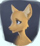  anthro bethesda_softworks black_eyes felid female fur katia_managan khajiit mammal portrait prequel solo the_elder_scrolls video_games webcomic xenoyparxi yellow_body yellow_fur 