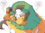 &lt;3 2018 belly big_belly blush breasts butt d._e._belton_(artist) dragon english_text female green_body hand_on_butt overweight rear_view simple_background solo speech_bubble text white_background yellow_body 