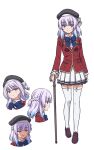  4girls advanced_nurturing_high_school_uniform anime_coloring beret black_hat blazer blue_bow blue_bowtie bow bowtie braid breasts cane closed_mouth collared_shirt full_body hat highres holding holding_cane jacket jitome loafers long_hair long_sleeves looking_at_viewer medium_breasts medium_hair morita_kazuaki multiple_girls multiple_views official_art open_mouth pleated_skirt purple_eyes red_jacket ribbon sakayanagi_arisu school_uniform shirt shoes simple_background skirt smile standing striped_ribbon thighhighs transparent_background tsurime upper_body white_shirt white_skirt white_thighhighs youkoso_jitsuryoku_shijou_shugi_no_kyoushitsu_e 