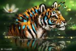  2020 black_stripes digital_media_(artwork) felid flashw fur mammal orange_body orange_eyes orange_fur pantherine striped_body striped_fur stripes tiger whiskers 