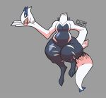 2018 ambiguous_gender anthro detachable detachable_head dullahan european_mythology female generation_2_pokemon grey_background headless holding_head holding_own_head hollydaysheep irish_mythology legendary_pokemon looking_at_viewer lugia mythology nintendo open_mouth pokemon pokemon_(species) simple_background solo white_body