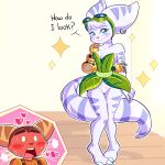 activision anthro blue_eyes blush bodily_fluids bottomless breasts cleavage clothed clothing cosplay crossover crossover_cosplay crotch_tuft cybernetic_arm cybernetic_limb digital_media_(artwork) duo ear_piercing ear_ring elora exposed eyewear eyewear_on_head featureless_crotch female fur goggles goggles_on_head grass_skirt handwear heart_symbol hi_res insomniac_games lombax male mammal manysart1 piercing playstation ratchet_(ratchet_and_clank) ratchet_and_clank ring_piercing rivet_(ratchet_and_clank) solo_focus sony_corporation sony_interactive_entertainment sparkles sparkling_background spyro_reignited_trilogy spyro_the_dragon stripes sweat tail topwear toys_for_bob tuft yellow_body yellow_fur