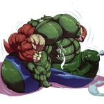  1:1 5_fingers 5_toes anthro balls balls_expansion belly big_balls big_belly big_muscles big_penis bobert bodily_fluids chesnaught clothing erection fingers genitals grin growth hi_res huge_balls huge_muscles huge_penis hyper hyper_balls hyper_genitalia hyper_muscles hyper_pecs hyper_penis inflation lactating male muscle_growth musclegut muscular nintendo nipples penis penis_expansion pok&eacute;mon pok&eacute;mon_(species) simple_background smile solo toes underwear vein veiny_penis video_games white_background 