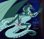 absurd_res animal_genitalia armband arms_tied bioluminescence bioluminescent_penis bodily_fluids bound breath cum cum_on_own_penis cum_on_penis cum_on_self cumshot dragon ejaculation fin genital_fluids genitals glowing glowing_genitalia glowing_penis gray-scales hi_res male mythological_creature mythological_scalie mythology orgasm_face penis restraints scalie solo spreader_bar spreading turtle_(wof) unusual_anatomy unusual_genitalia unusual_penis wings_of_fire