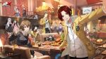  4boys 6+girls absurdres arai_motoha artist_request black_hair black_pantyhose braid brown_eyes brown_hair chair child collared_shirt commentary confetti copyright_name english_commentary food fujikawa_yukimi glasses grey_hair grey_skirt grin highres hood hood_down hoodie indoors jacket japanese_clothes kamishiro_nagisa kamiyama_leo kanou_shun kimono kotone_montagne kurotani_kiyoshi li_yaoling long_hair looking_at_viewer miyashita_minami multiple_boys multiple_girls new_year nishimori_haruna noge_tomoko official_art one_eye_closed open_clothes open_jacket pants pantyhose persona persona_5 persona_5:_the_phantom_x plaid_clothes plaid_pants plaid_skirt red_eyes red_hair sawara_miyu school_uniform second-party_source shirt short_hair side_ponytail sitting skirt smile tanemura_riko tomiyama_kayo twin_braids v white_hoodie white_shirt yellow_jacket yui_(p5x) 