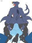  2020 abs anal anal_penetration anthro anthro_on_anthro anthro_penetrated anthro_penetrating anthro_penetrating_anthro butt dragon duo fire garchomp hi_res looking_back male male/male male_penetrated male_penetrating male_penetrating_male mega_charizard mega_charizard_x mega_evolution muscular muscular_male nintendo nipples on_top pecs penetration pok&eacute;mon pok&eacute;mon_(species) reptile reverse_cowgirl_position scalie sex simple_background video_games white_background zourik 